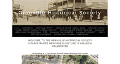 Desktop Screenshot of granvillehistorical.org.au